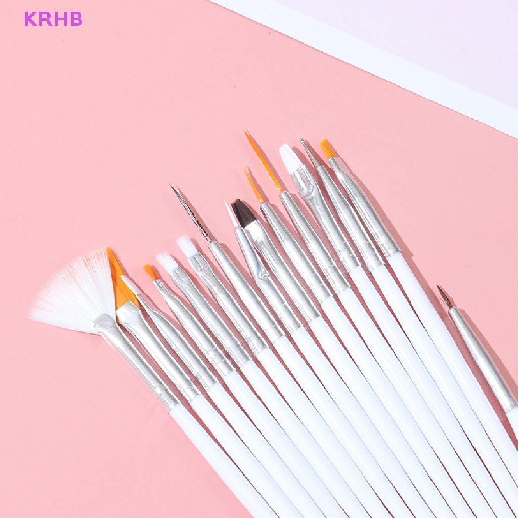 Set 15 Cọ Vẽ Trang Trí Móng Tay Nghệ Thuật  Áo Thun Thiết Kế Mới Năng Động Thời Trang