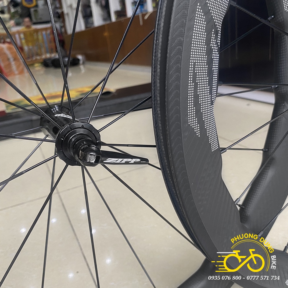 Bộ vành Carbon xe đạp road ZIPP 454 NSW 700Cx58mm