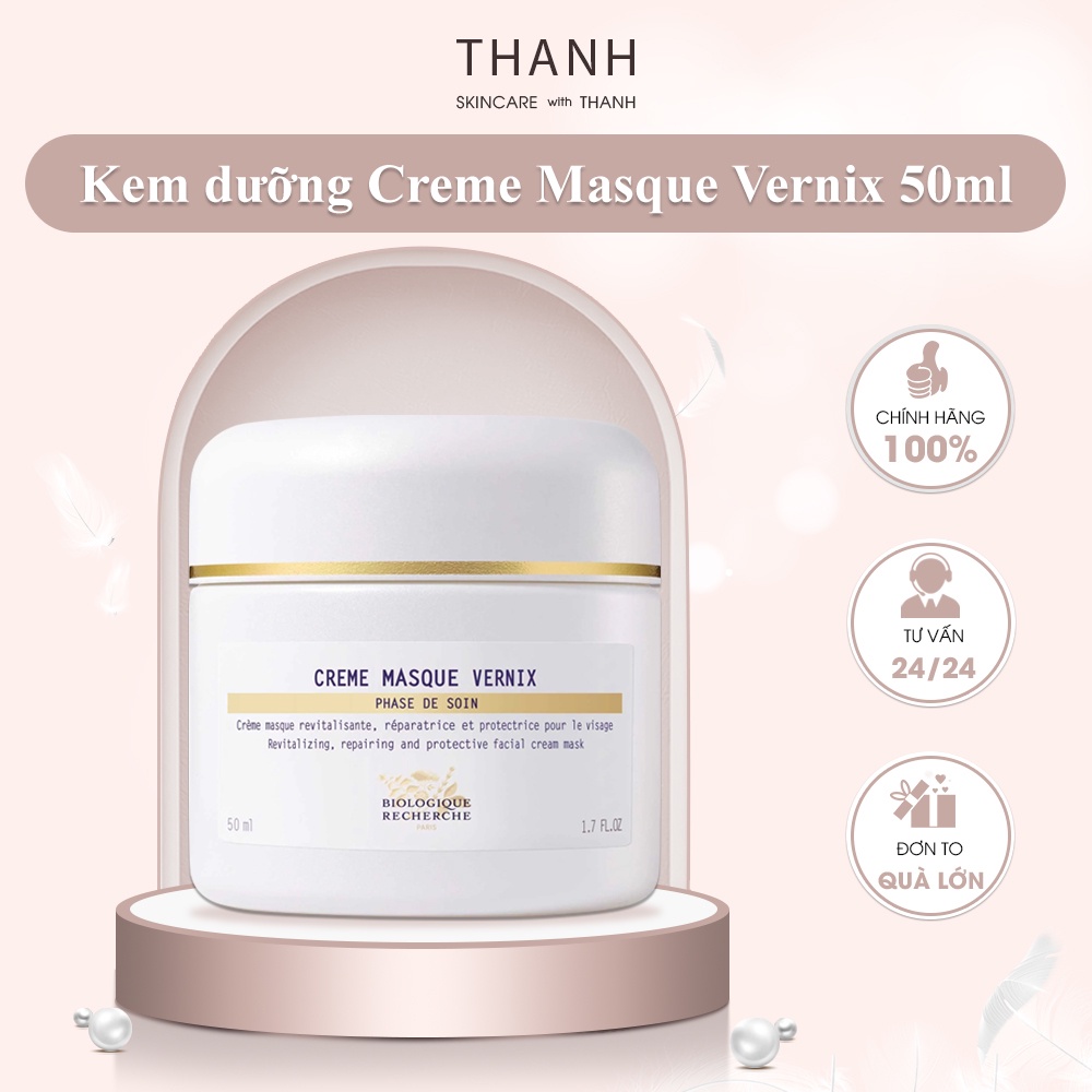Kem dưỡng Creme Masque Vernix 50ml Tăng Cường Bảo Vệ, Trẻ Hóa Và Phục Hồi Sức Sống Biểu Bì