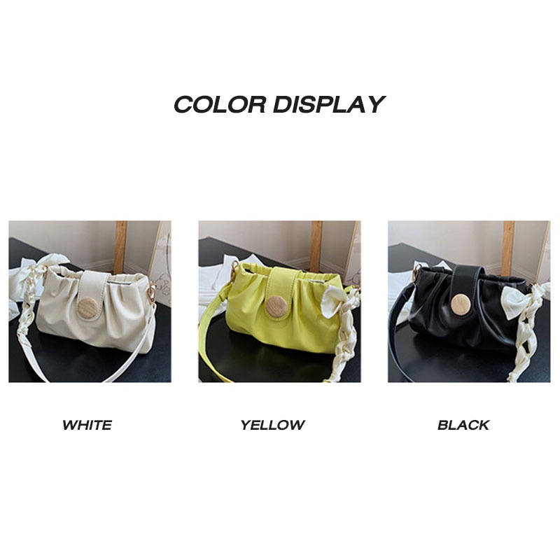 Mischa Túi Xách Da PU Màu Trơn Phong Cách Phương Tây Thời Trang Cho Nữ