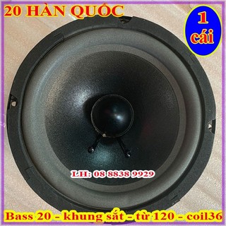 Củ loa bass 20 từ 120 coil 36 hàn quốc từ 120 - giá 1 chiếc