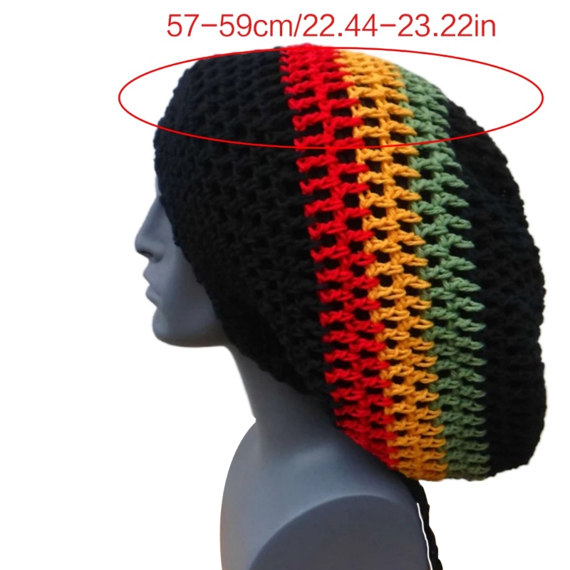 Mũ Beanie Slouchy Giữ Ấm Mùa Đông Họa Tiết Đầu Lâu
