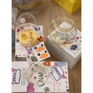 bình nước hình thú con vịt vàng 1000ml