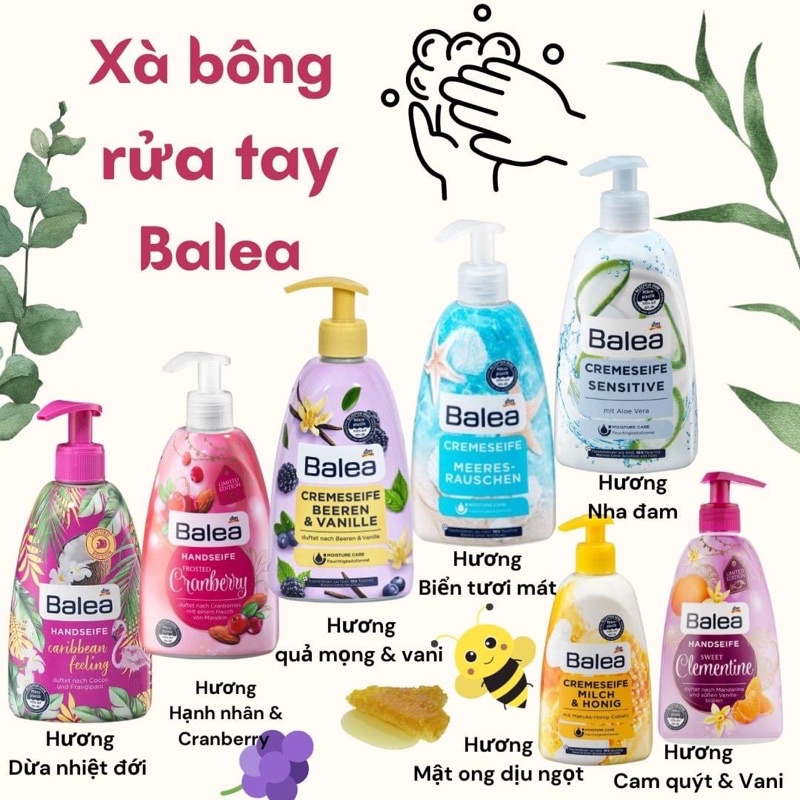 Xà bông rửa tay Balea - hàng Đức