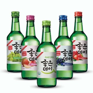 Nước trái cây Đào - Nho - Việt quất - Truyền thống Soju Good Day 360ml