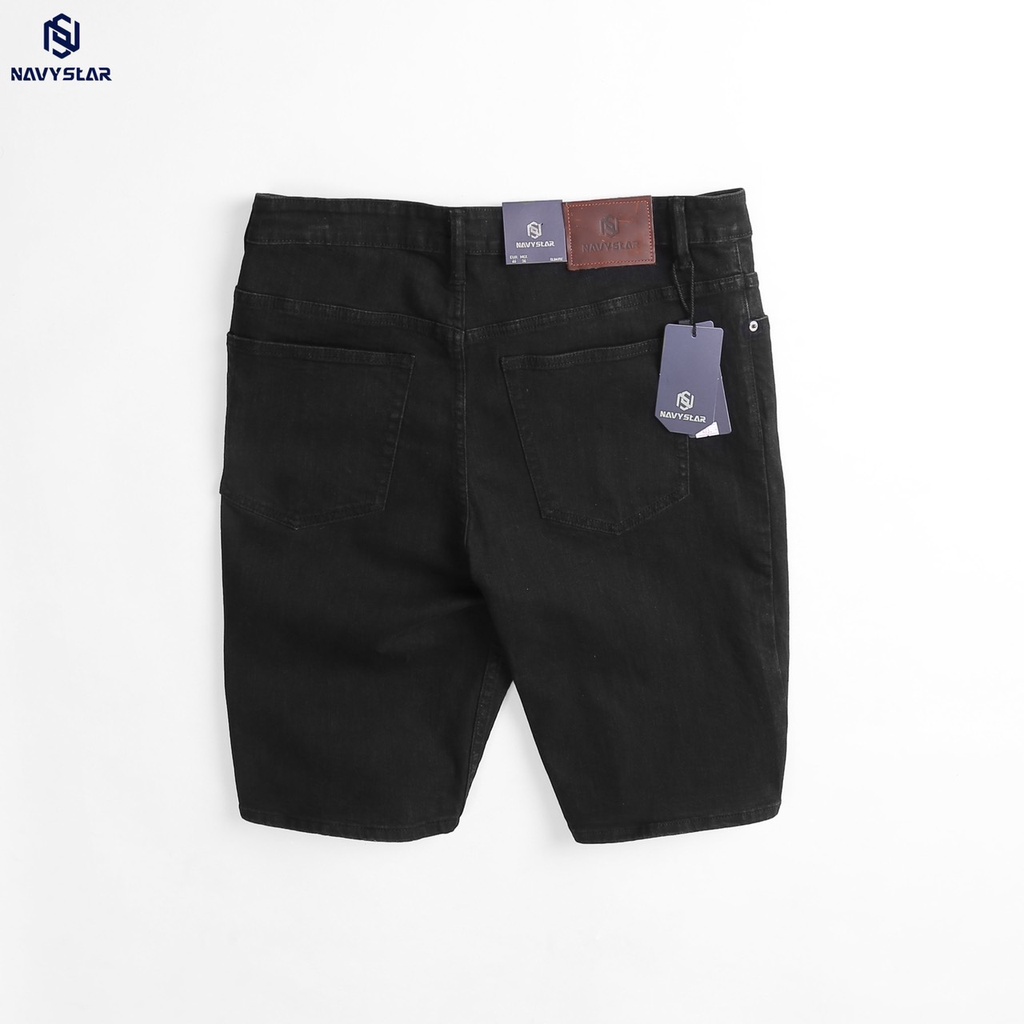 BIGSIZE NAM 80-140KG SHORT JEAN ĐEN  2BIG NAVY STAR