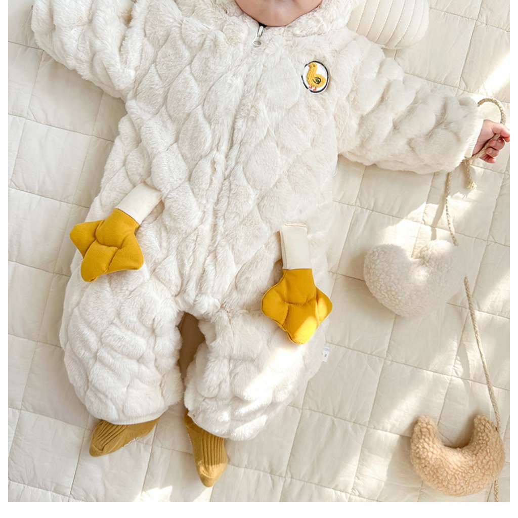 Babyfair. Bộ Áo Liền Quần Kiểu Hình Động Vật Dễ Thương Cho Bé