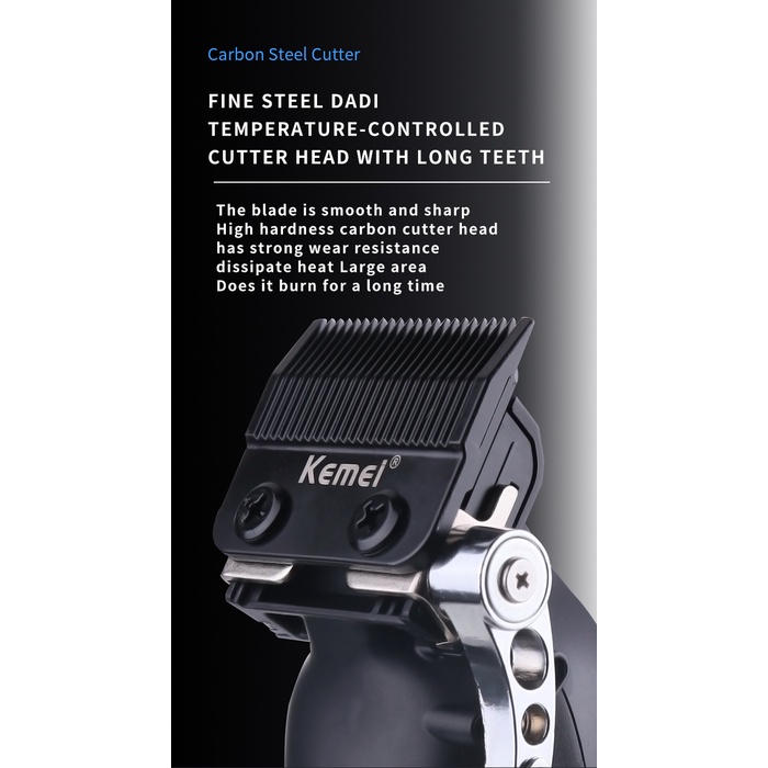 Tông Đơ Cắt Tóc Chuyên Nghiệp Kemei 2296 7500rpm 2500mah