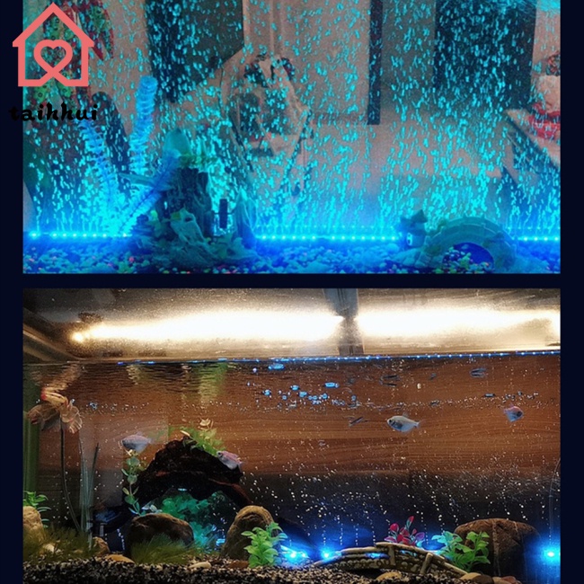 Đèn LED Chìm 7 Màu Tạo Bong Bóng Khí Cho Bể Cá