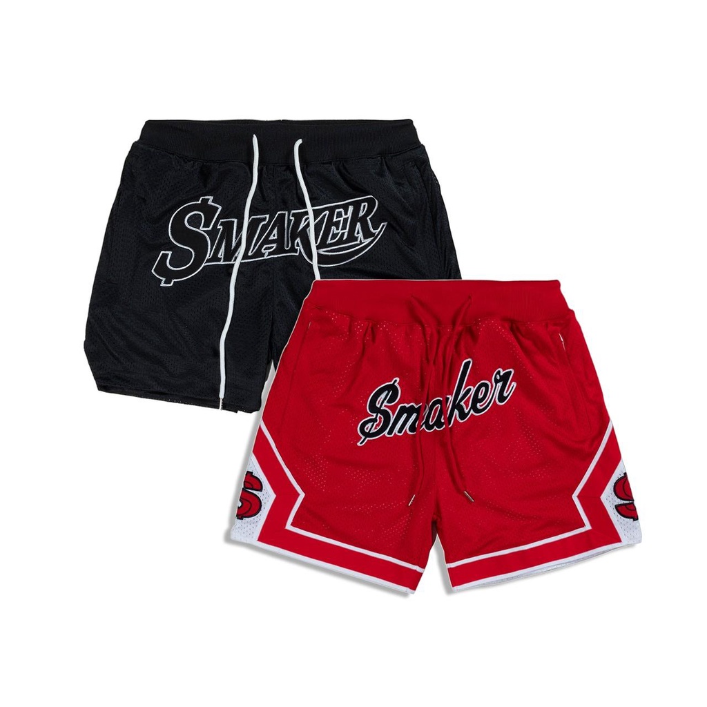 Quần đùi nam kiểu thể thao, quần short vải lưới mesh cao cấp, quần bóng rổ - LOGO MESH SHORT