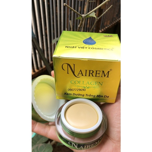 Kem dưỡng trắng mịn da Nairem Collagen 8g và 13g