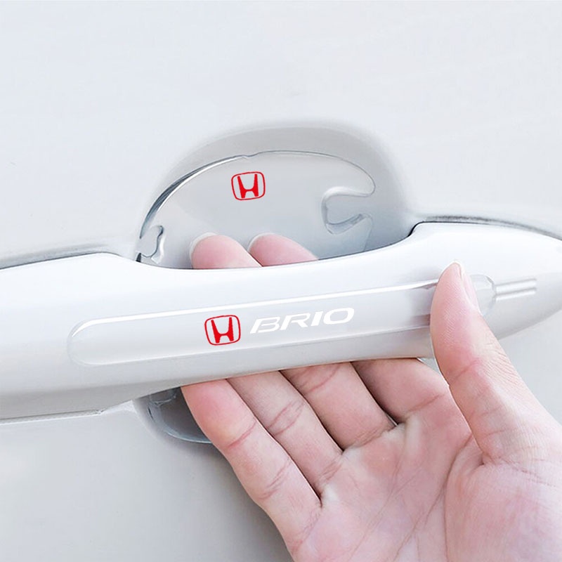 Miếng Dán Trong Suốt Bảo Vệ Tay Nắm Cửa Xe Hơi Honda Brio Chống Trầy Xước