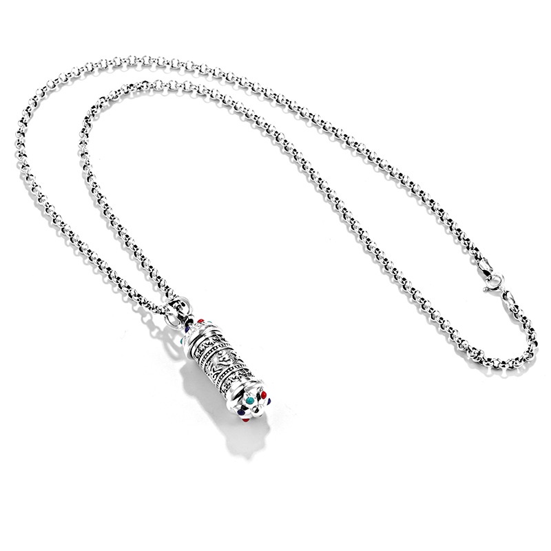 Mặt Dây Chuyền Bằng Bạc Sterling Sáu Cánh Thiên Văn Có Thể Mở Ra