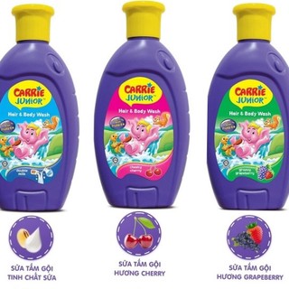 SỮA TẮM GỘI TOÀN THÂN CARRIE JUNIOR 280G
