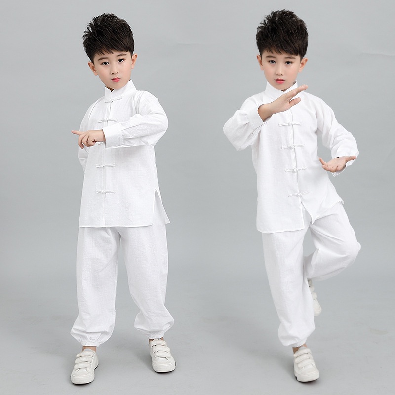 Bộ Trang Phục Trình Diễn Kung Fu / Võ Thuật Đường Phố Qianjin 1 / 5 Phong Cách Trung Hoa Bằng Cotton Cho Bé Trai Và Bé Gái