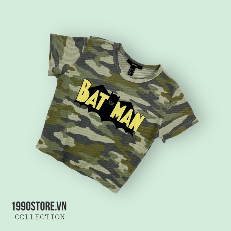 Áo thun lính in bat man chất vải tổ ong vnxk