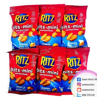 [THÙNG 30 GÓI] Bánh Ritz mini nhân phô mai - Mỹ