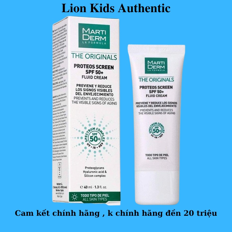 Kem Chống Nắng MartiDerm [CHÍNH HÃNG] 40ml phổ rộng