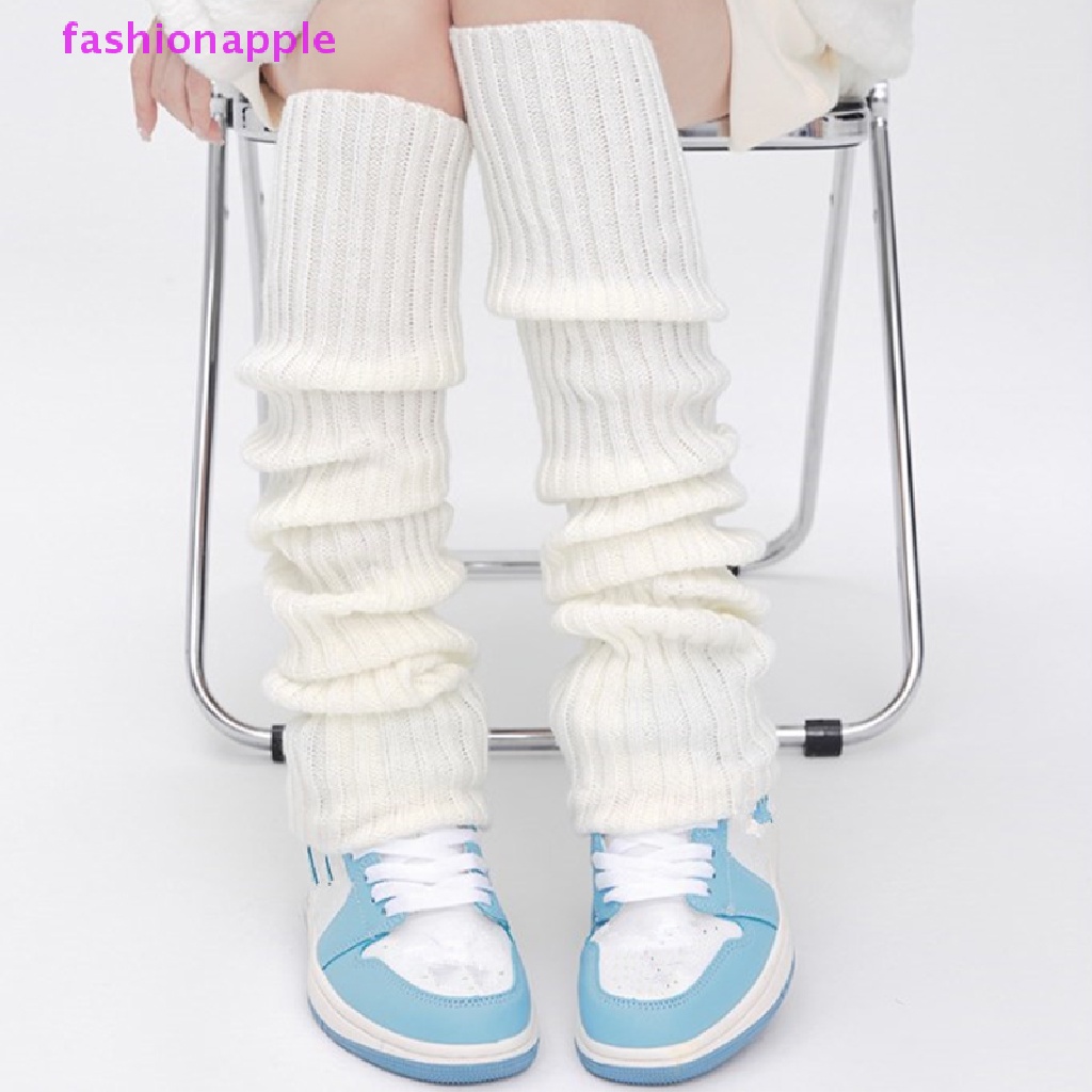 Vớ Dài Đan Len Giữ Ấm Chân Thời Trang Thu Đông Cho Nữ