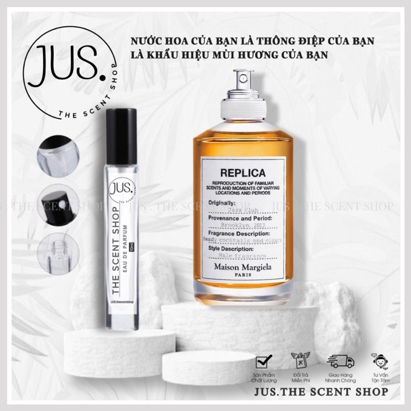 Nước Hoa Replica Jazz Club EDT Tester 5/10ml [ 𝐉𝐔𝐒.𝐓𝐡𝐞𝐬𝐜𝐞𝐧𝐭 ]
