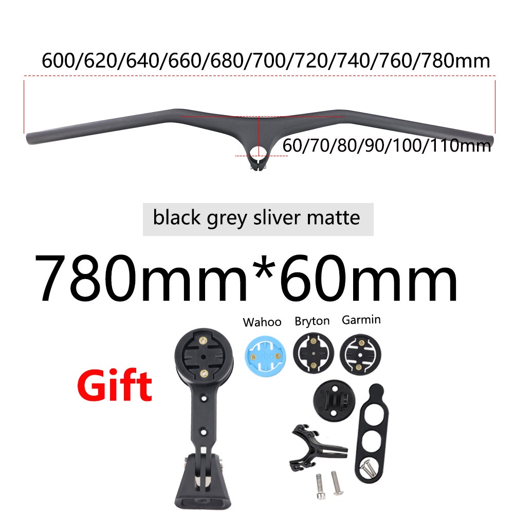 Trục Gắn Tay Lái Xe Đạp Leo Núi 60 / 70 / 80 / 90 / 100 / 110mm 28.6mm-10 Bằng Sợi Carbon