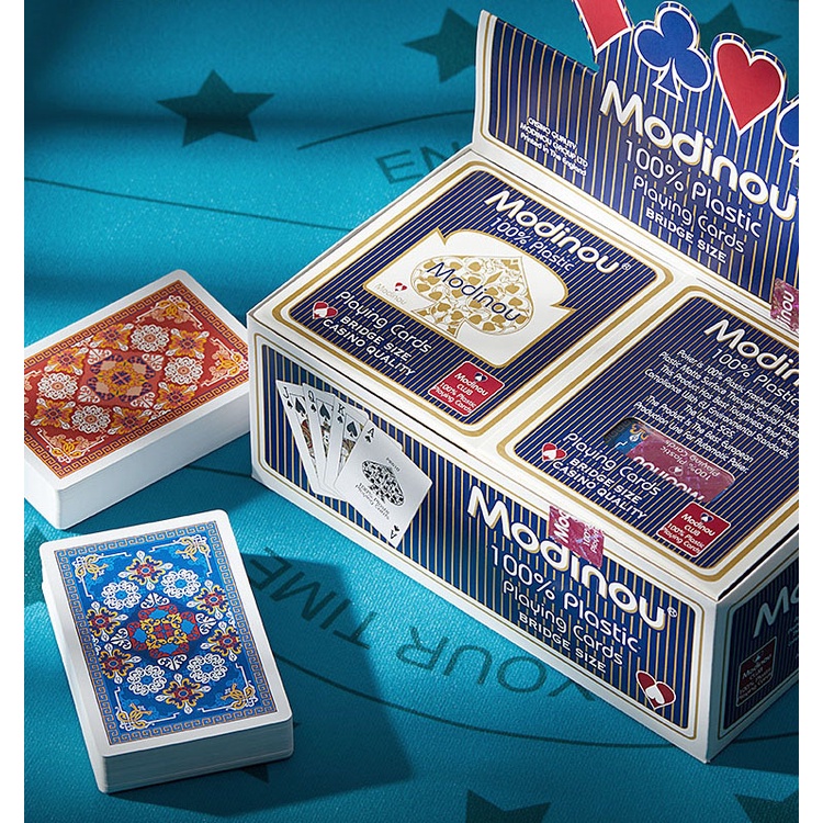 BN 54, Bộ bài tây nhựa tiến lên, phỏn Modinou bền đẹp cao cấp chống nước 100% nhựa