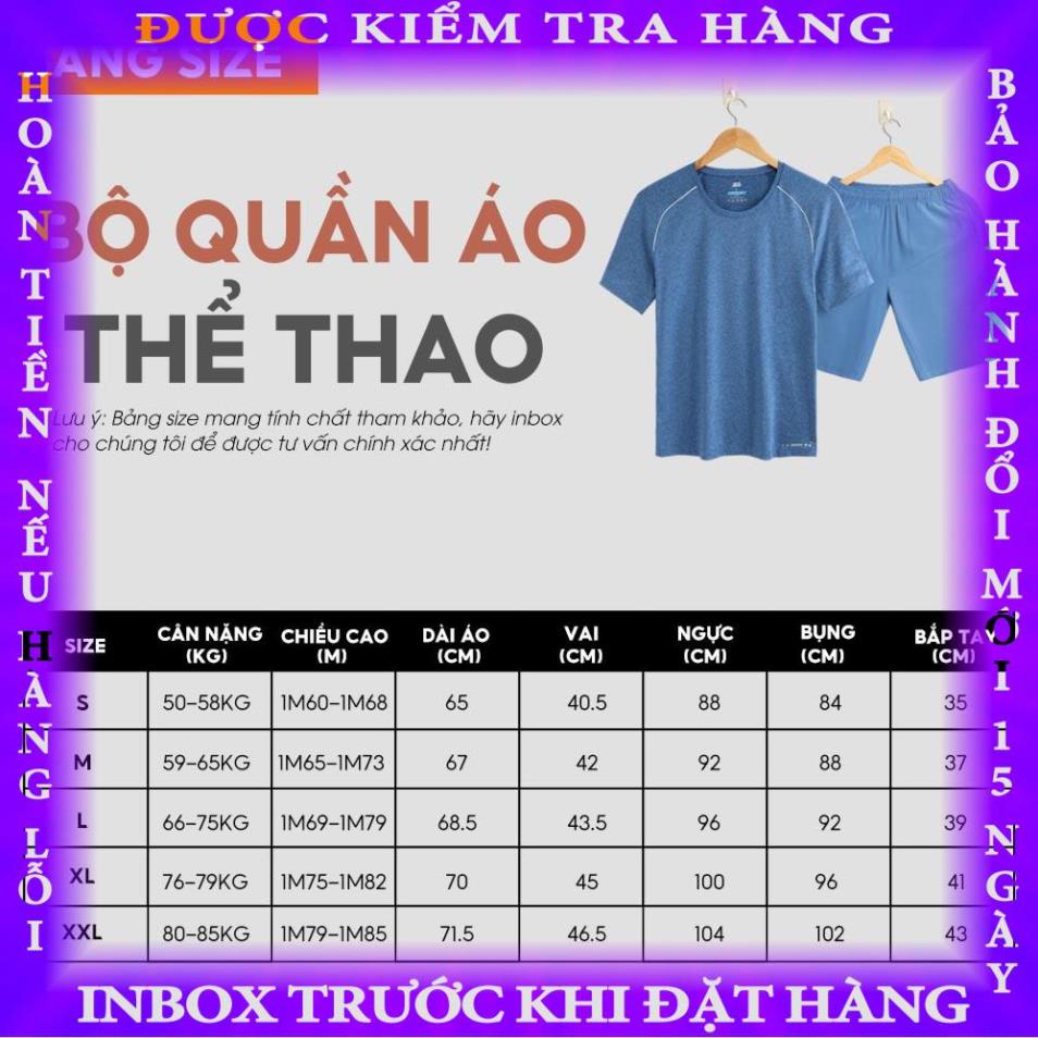 Bộ Quần Áo Thể Thao Nam Cổ Tròn 5S ( 3 màu), Vải Thun Mát Lạnh, Mềm Mịn, Chống Nhăn, Chống Bám Bụi (B22198) letuan