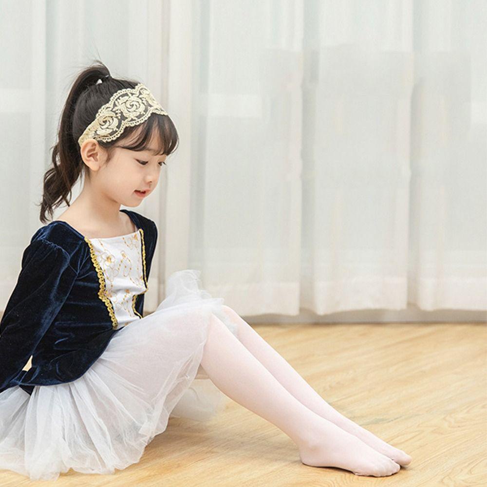 Quần Tất Thoáng Khí Co Giãn Màu Sắc Ngọt Ngào Phong Cách Lolita Cho Bé Gái