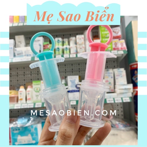 Xi lanh đầu silicon 2 vòi giúp bơm đút bón sữa cho bé