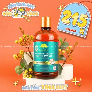 Sữa tắm Tree Hut Shea Moisturizing Body Wash Coconut Lime 482g