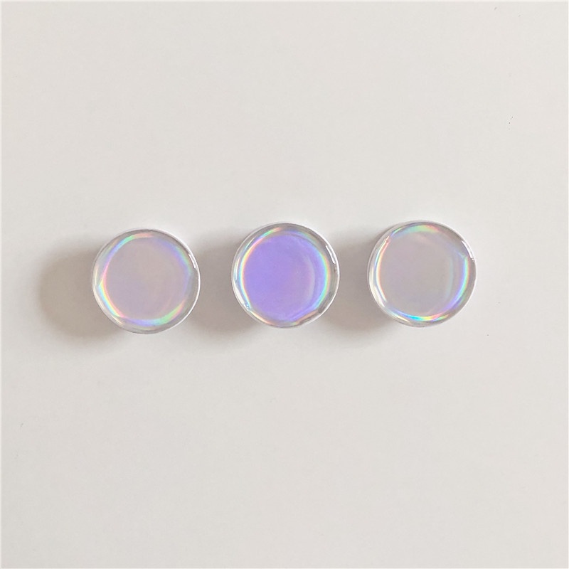 Giá Đỡ Điện Thoại Laser Hình Tròn Màu Gradient Dễ Thương