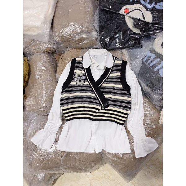 Set gile Celine Kẻ cao cấp