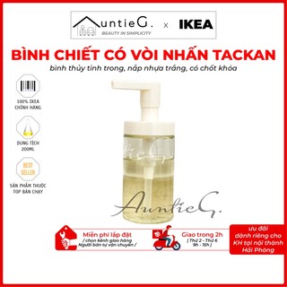 Lọ đựng xà phòng, kem dưỡng da spa tackan ikea