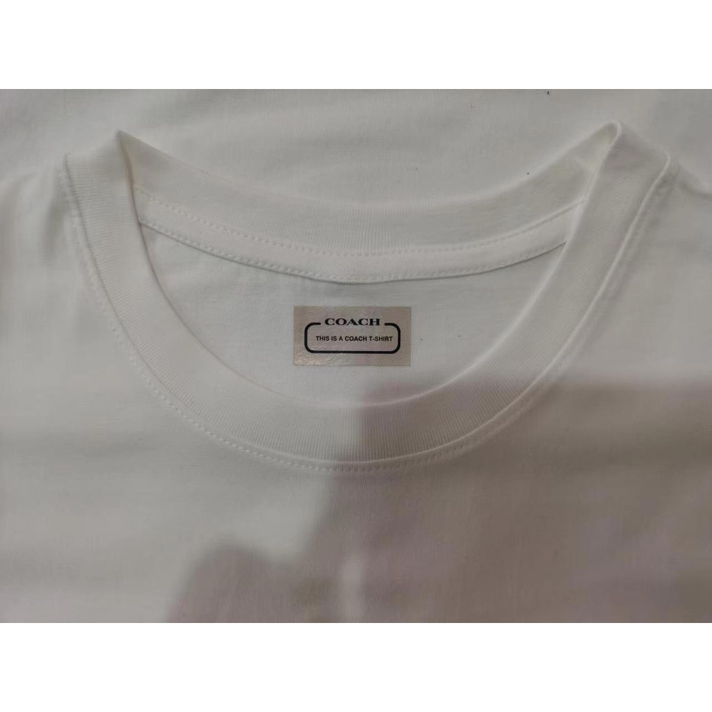 Áo Thun Cổ Tròn Ngắn Tay In LOGO COACH CE544 Thời Trang Dành Cho Nam