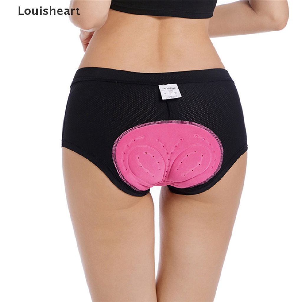 Quần Short Đi Xe Đạp Có Đệm Gel 3D Thoải Mái Dành Cho Nữ Louisheart TFG