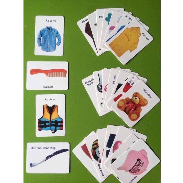 Bộ thẻ học thông minh 16 chủ đề 416 thẻ học thông minh