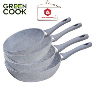 Chảo sâu đáy từ vân đá chống dính Green Cook