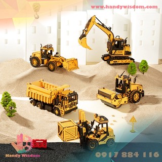 Mô hình lắp ghép gỗ ROKR - Bô mô hình xe cơ giới - Robotime Engineering Vehicles