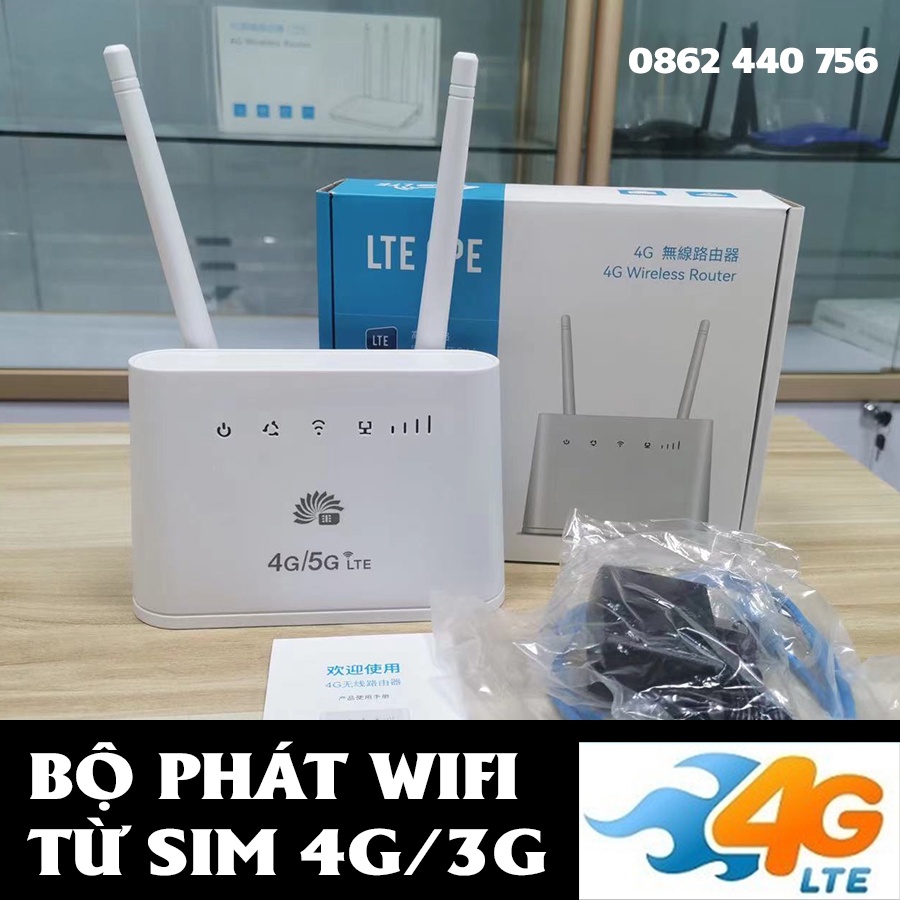 Phát wifi từ sim 4g LTE B311 - Siêu khỏe, cắm điện 24/24