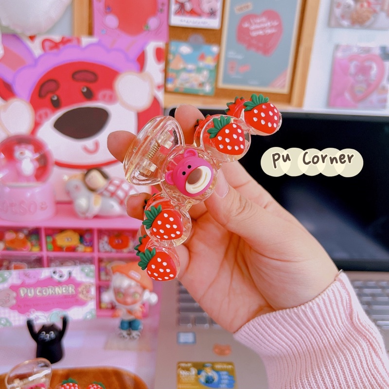 Kẹp gắp tóc gấu dâu lotso