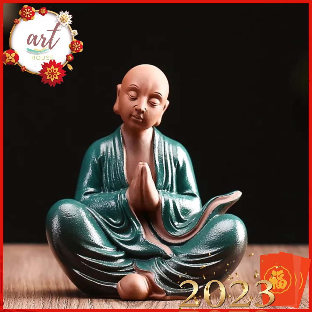Tượng Gốm Trang Trí Thiền Sư Tâm An - Tượng Trang Trí - Art House