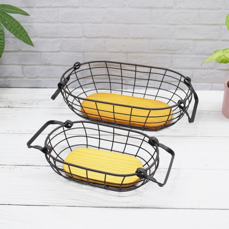 Giỏ Sắt Đựng Gia Vị Để Bàn Tiện Dụng Cho Nhà Bếp