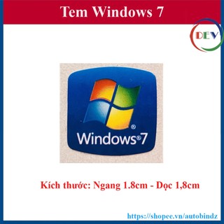 Tem Windows 7 - Thay tem Laptop - máy tínhC