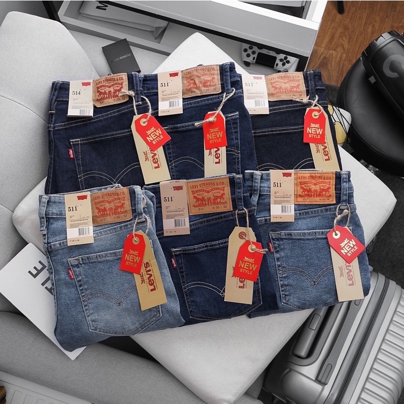 Quần Jeans Nam Dài Form Suông Cạp Quần Mỏng Chất Co Giãn Cao Cấp, Quần Jeans Giấy Ống Vừa Đứng Size To Nhiều Màu