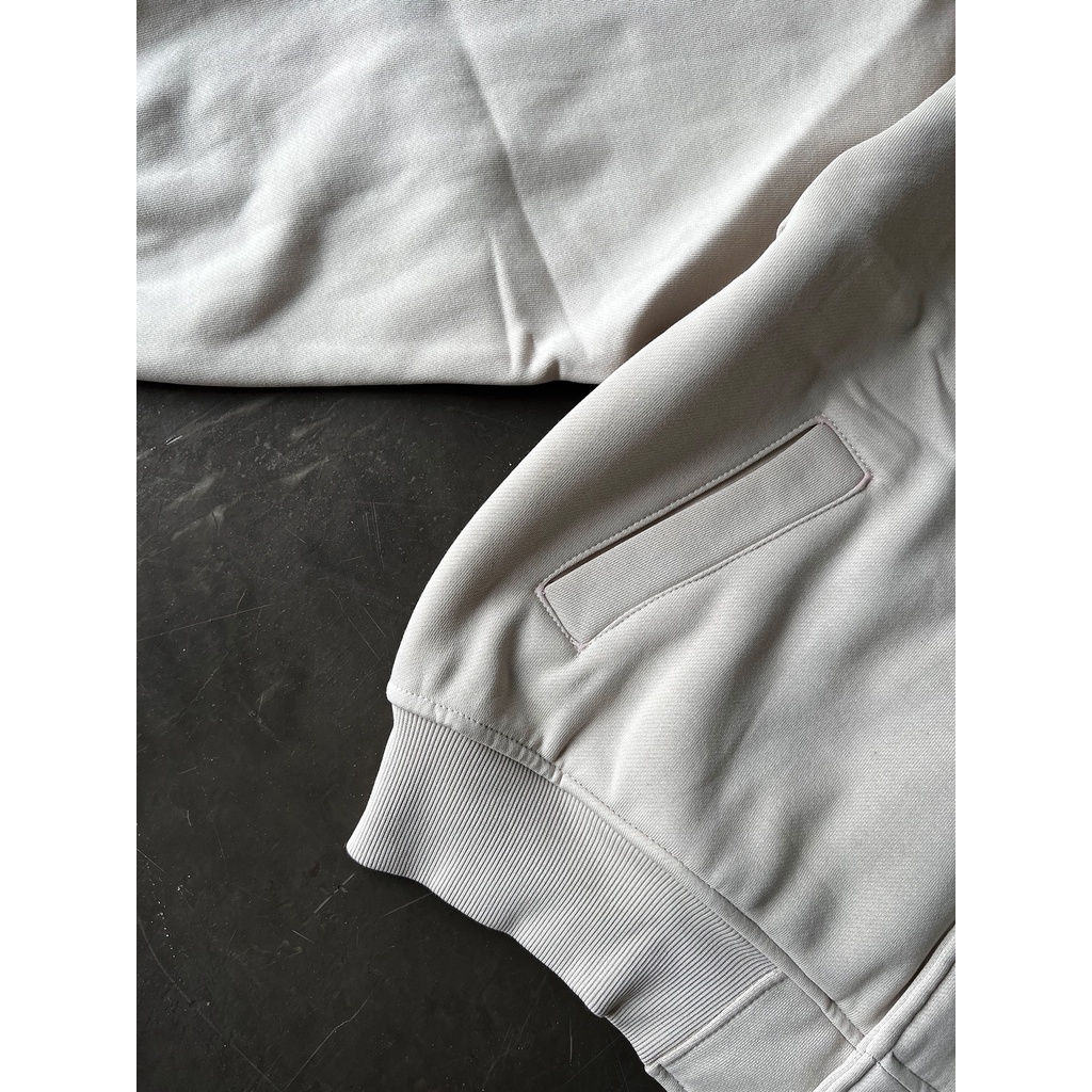 Áo khoác bóng chày nỉ bông nam nữ unisex logo thêu BASEBALL EASY JACKET