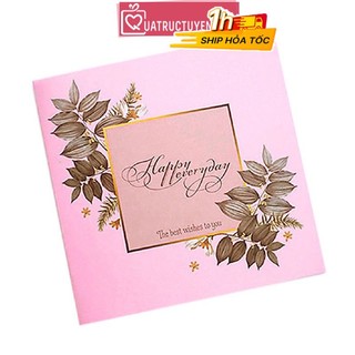 Thiệp vuông gấp Happy everyday