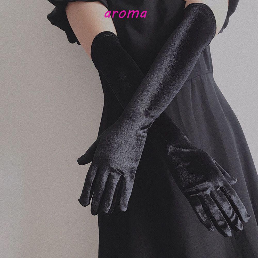 Đôi Găng Tay Co Giãn Giữ Ấm Dành Cho Nữ Dự Tiệc Hóa Trang