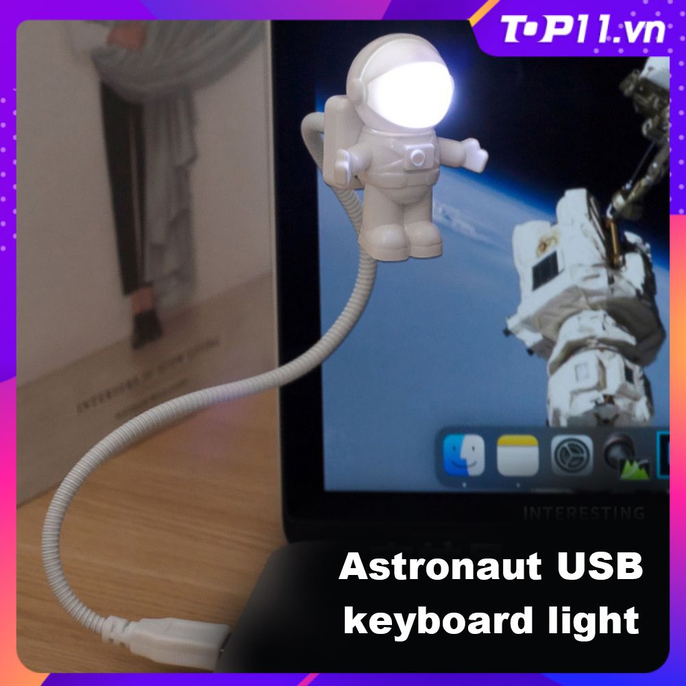Đèn Led Ban Đêm Hình Phi Hành Gia Đèn Để Bàn Đọc Sách Dc 5V Chạy Bằng Usb Di Động Cho Máy Tính Xách Tay Máy Tính Cá Nhân Những Người Yêu Thích Không Gian Top11.vn