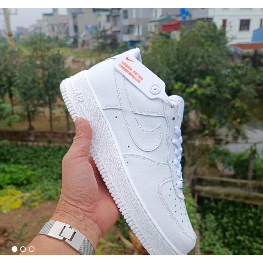 Giày AF1 Trắng full bản da thật SC