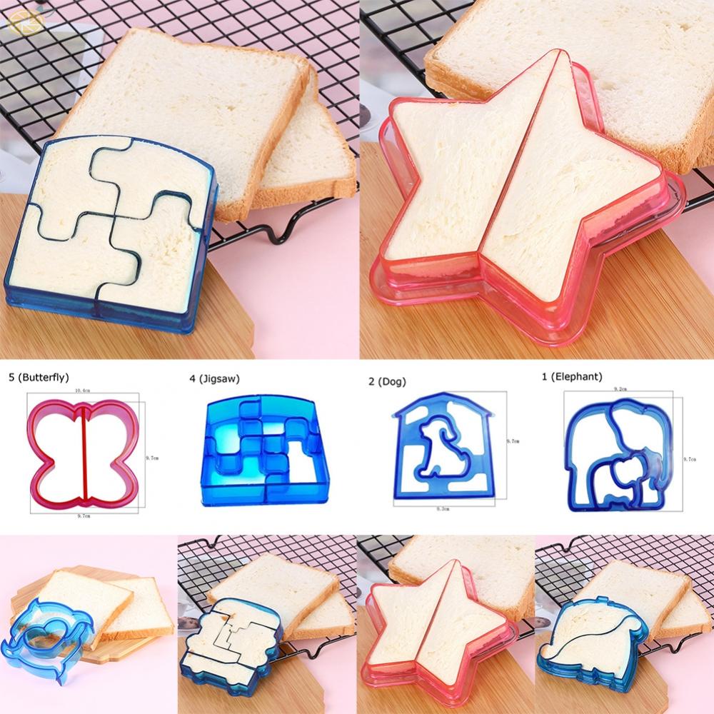 【VARSTR】1PC Sandwich Mold For Kids DIY Sandwich And Bread Crust Cutter Moulds Toast Cut